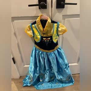 Disney Frozen Anna dresss costume size 6/7